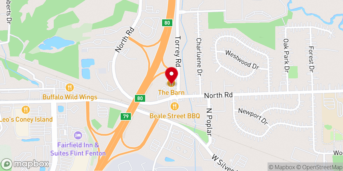 Map showing location of The Barn Fenton
