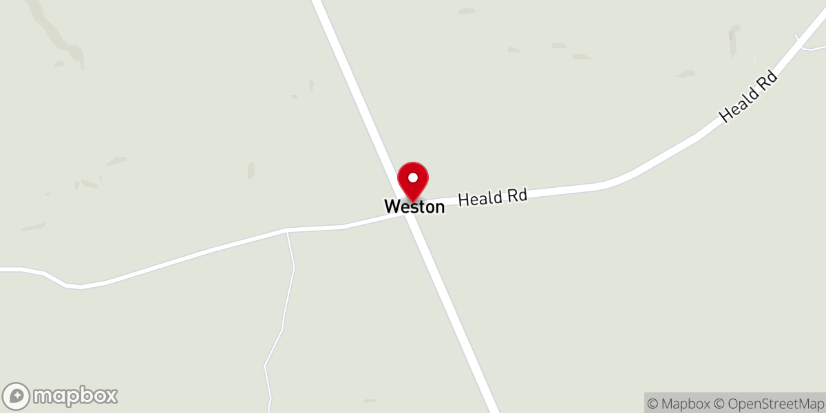 Map showing location of Weston