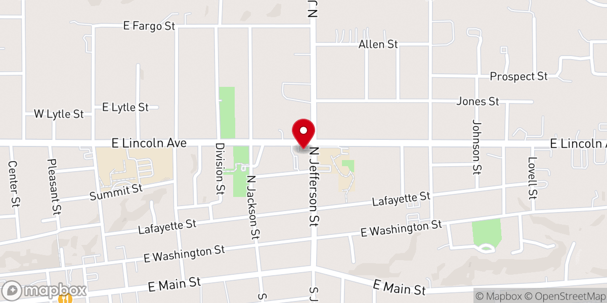 Map showing location of Revival Church Ionia County