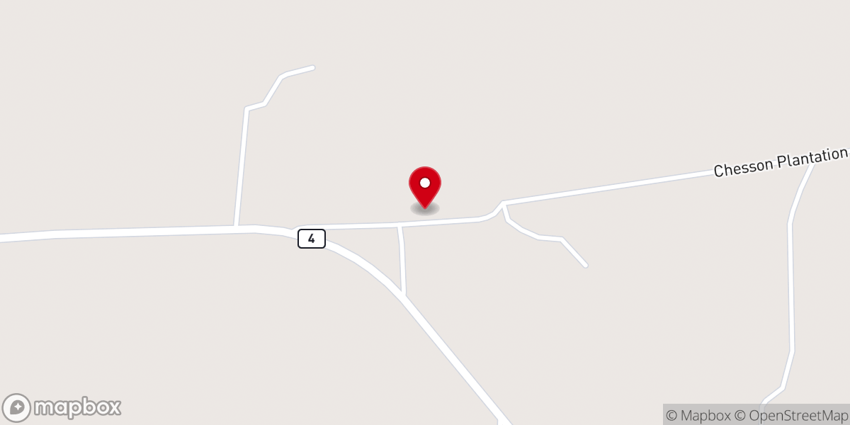 Map showing location of Mt Zion A.M.E Zion Church (Chesson)