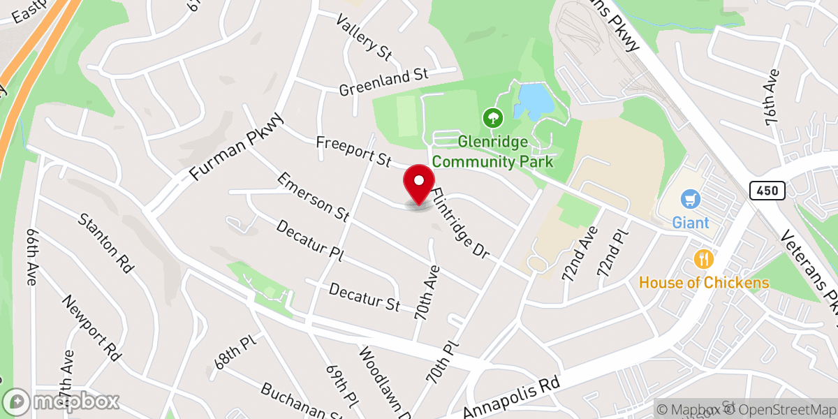 Map showing location of Tabernacle of Praise Ministries