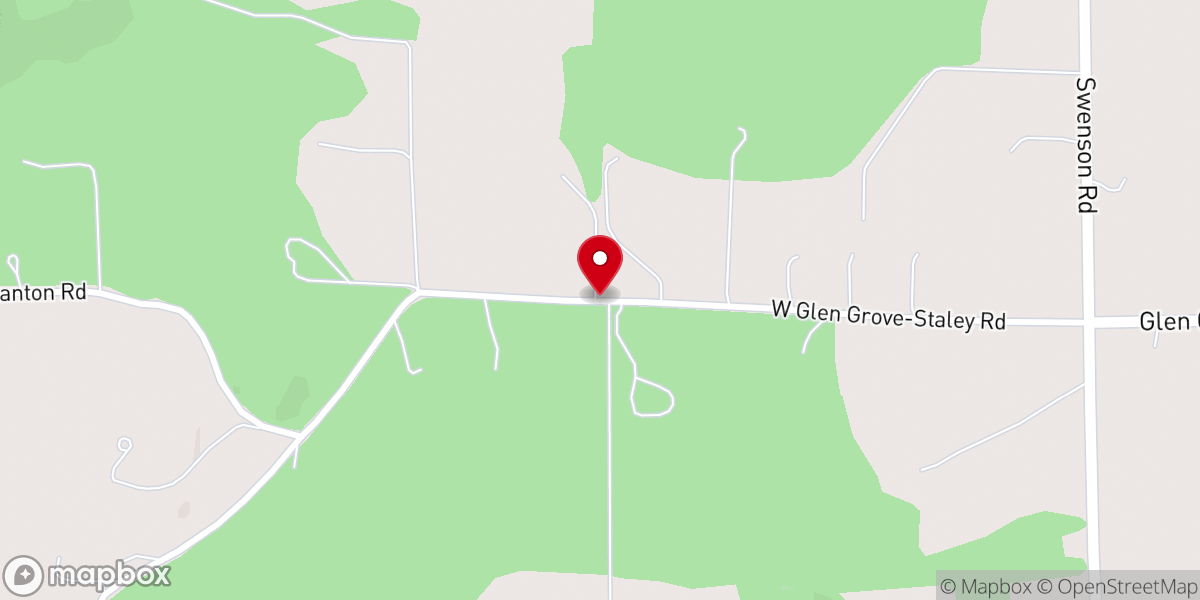Map showing location of Aspen Grove Weddings