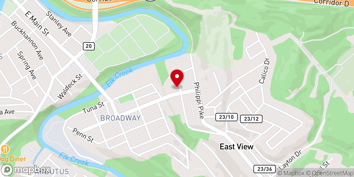 Map showing location of Hammond United Methodist Church