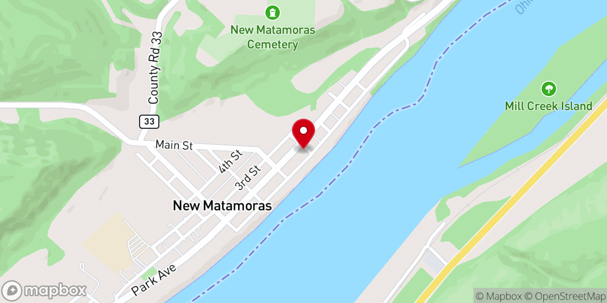Map showing location of Matamoras Church of the Nazarene