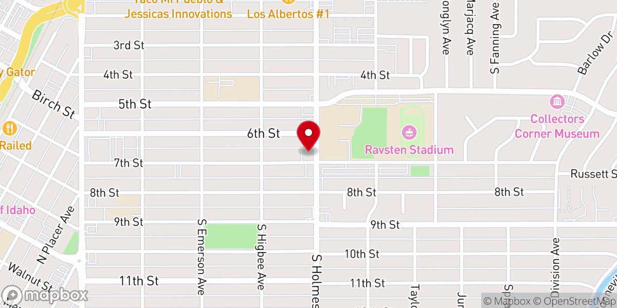 Map showing location of LDS Seminary