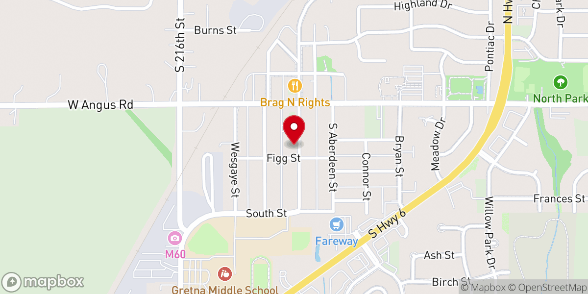 Map showing location of Resurrection Lutheran Church