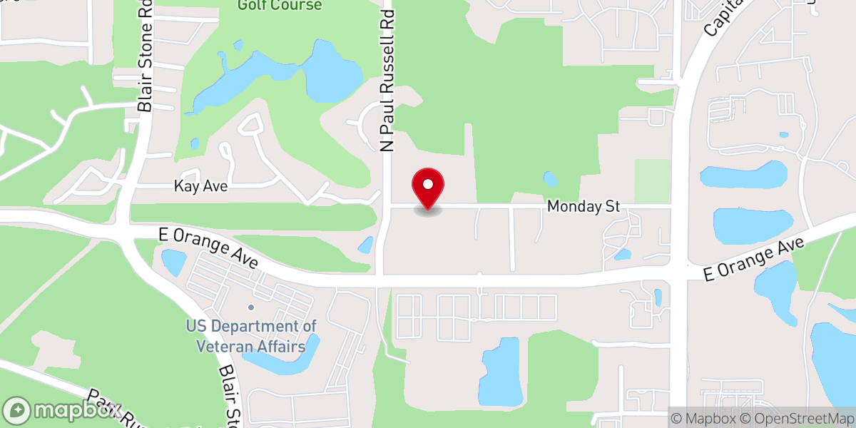 Map showing location of Queen Chapel