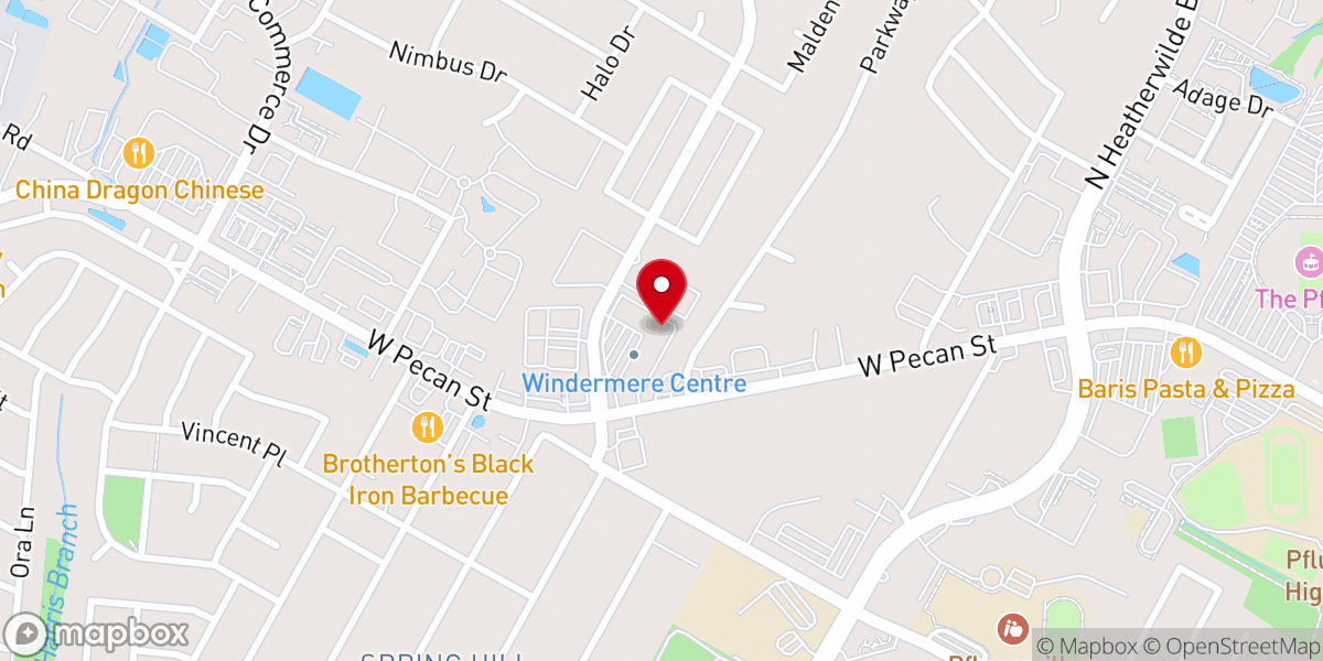 Map showing location of True Hope Community Church