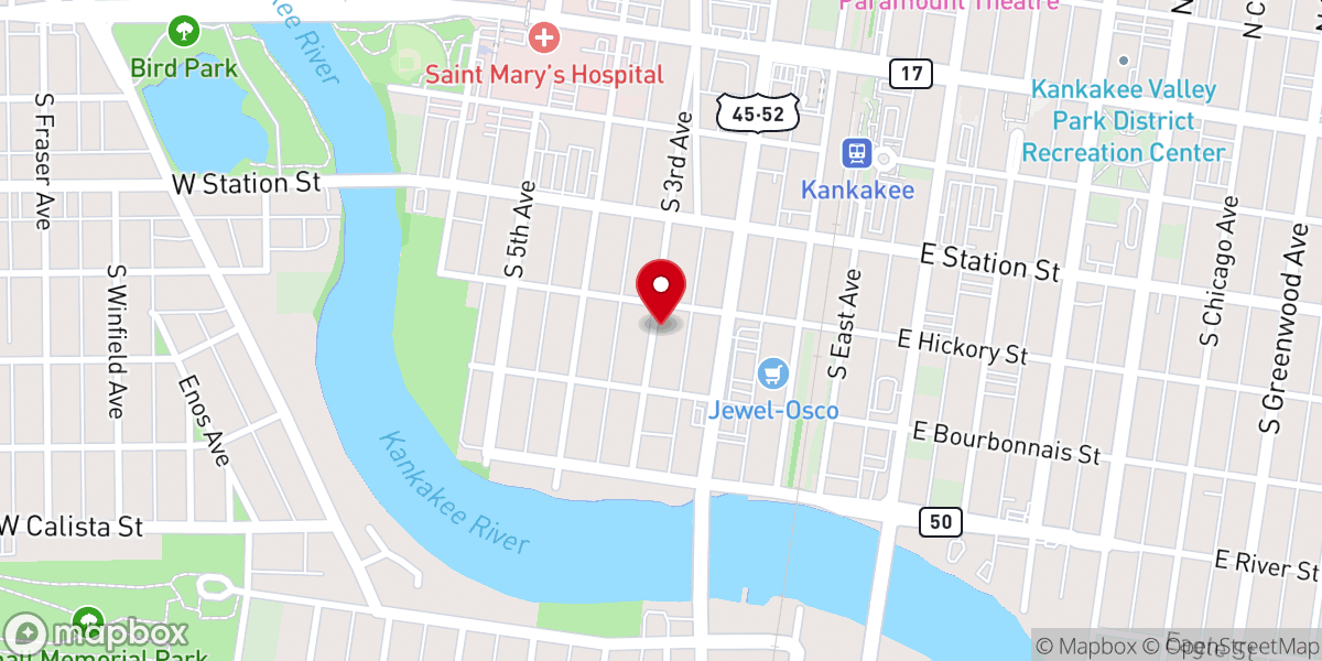 Map showing location of The New Living Word Outreach Ministries Inc
