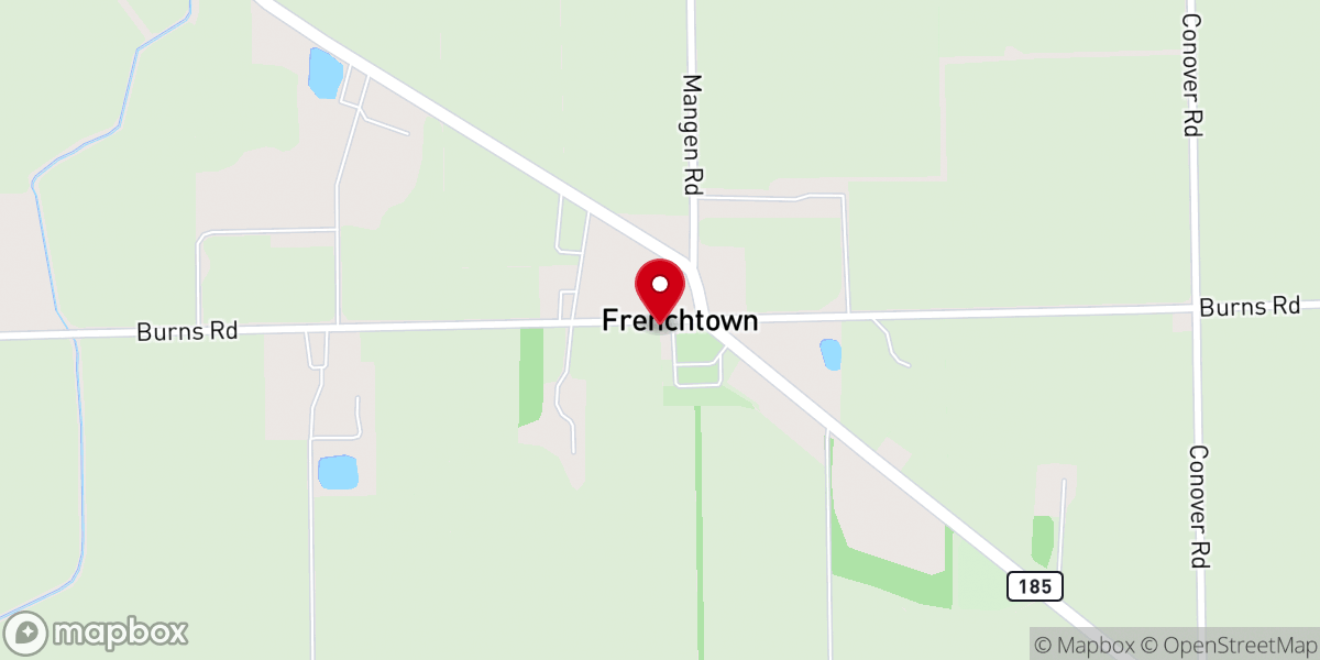 Map showing location of Holy Family Catholic Church