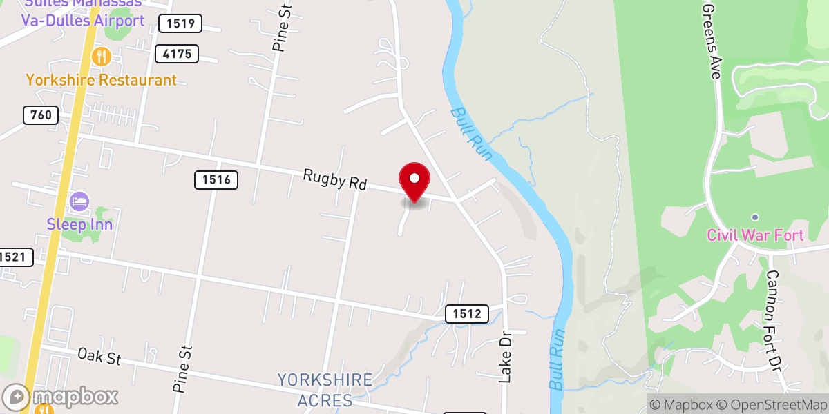 Map showing location of Trinity Wesleyan Church