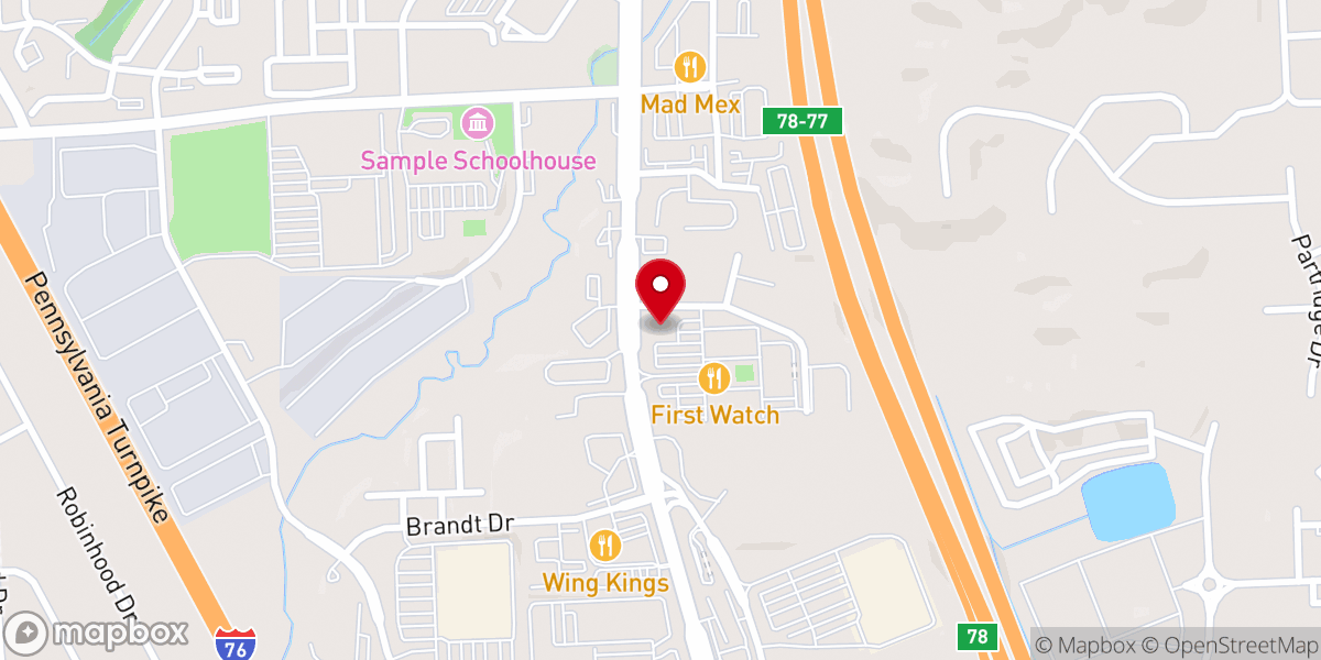 Map showing location of Common Sense Ministries