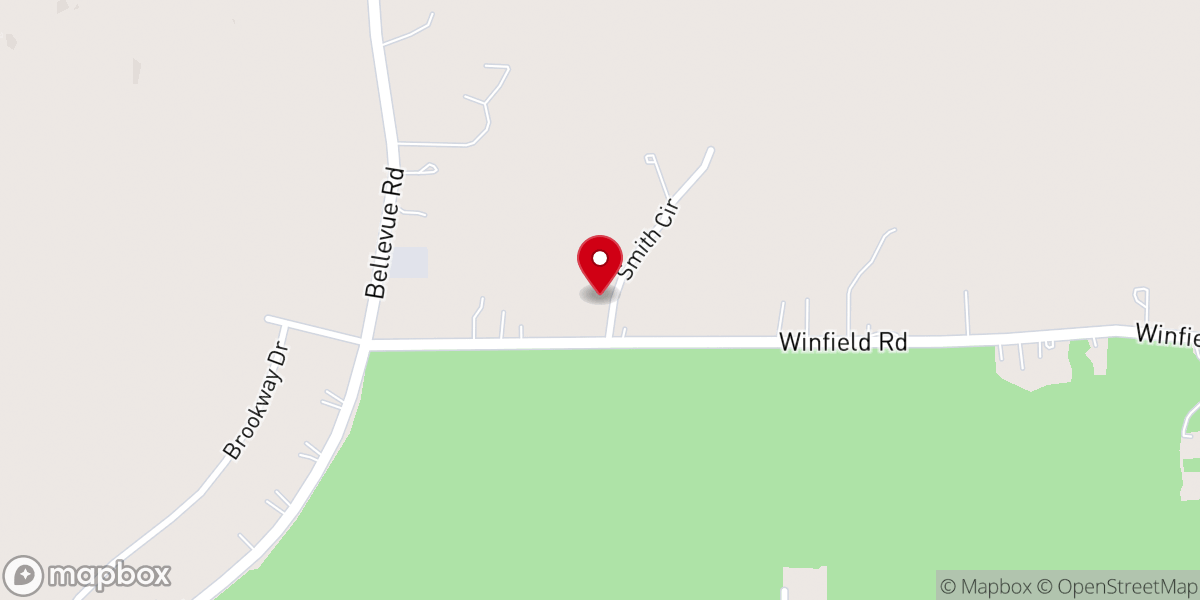 Map showing location of Smith Chapel