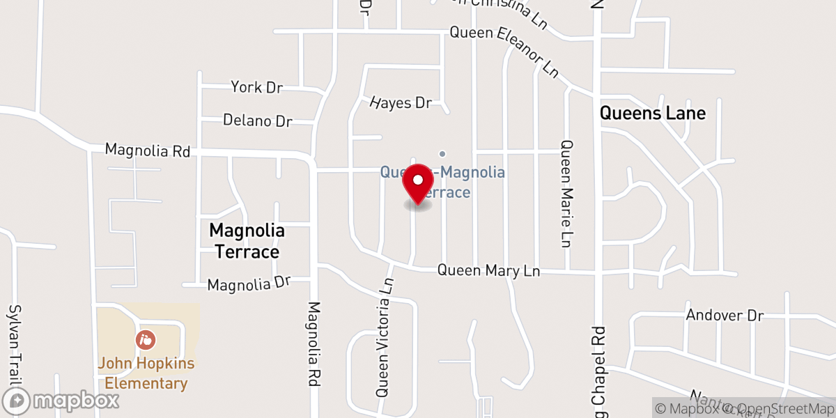 Map showing location of Sovereign Grace Baptist Church