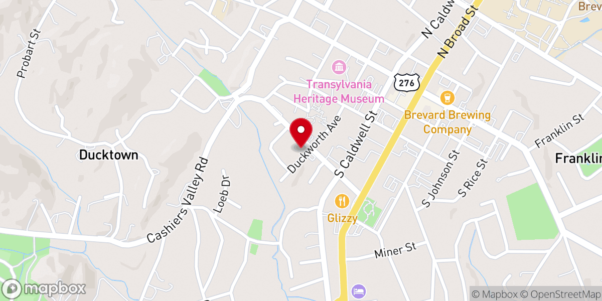 Map showing location of Sharing House