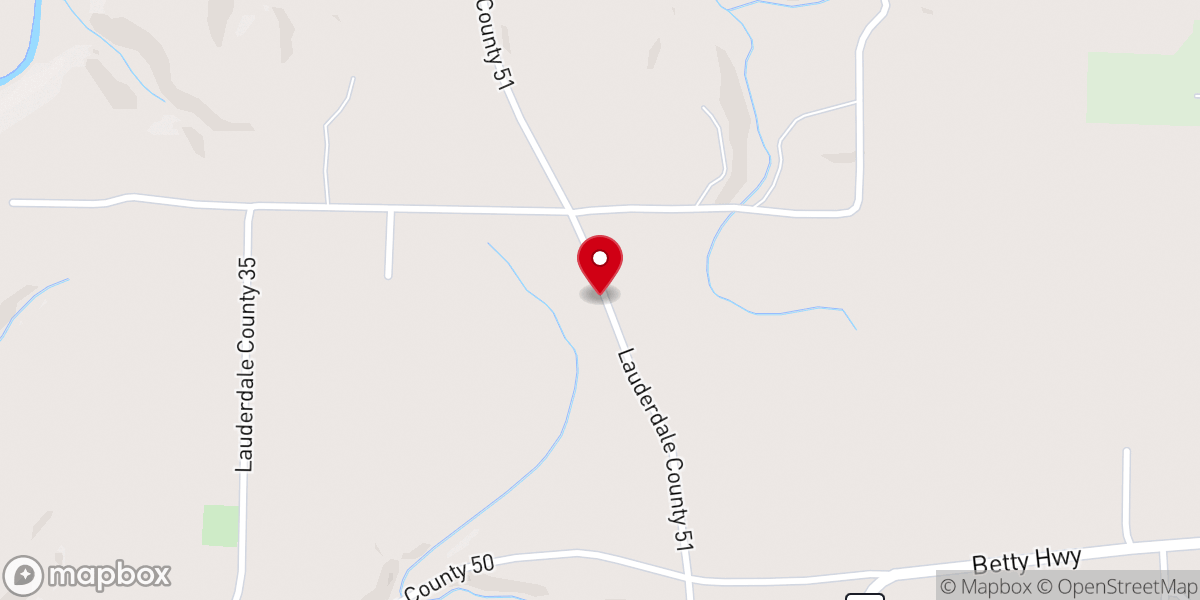 Map showing location of Corum Chapel Missionary Baptist Church