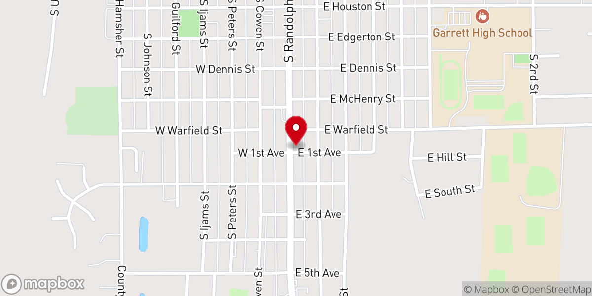 Map showing location of Living Waters Community Church