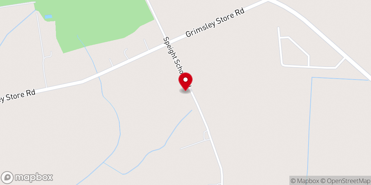 Map showing location of Burning Bush Freewill Baptist