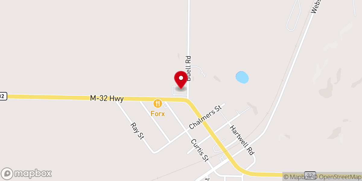 Map showing location of Saint Thomas Aquinas Parish