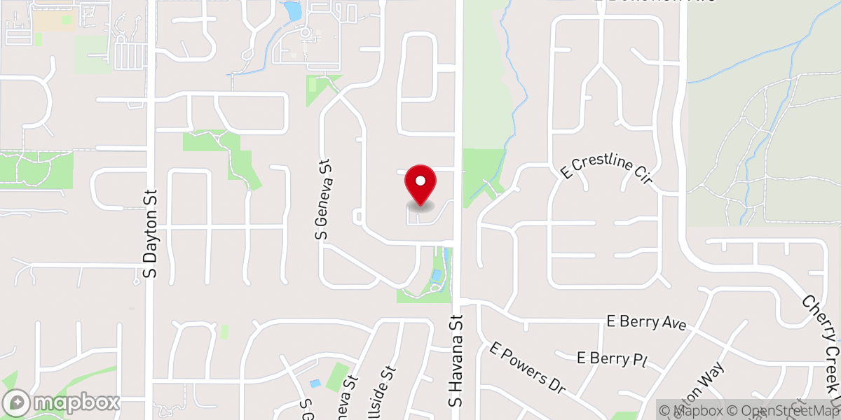 Map showing location of Church of Christ Cherry Vista