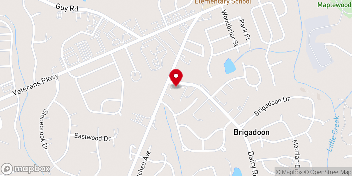 Map showing location of Iglesia Primeros Frutos