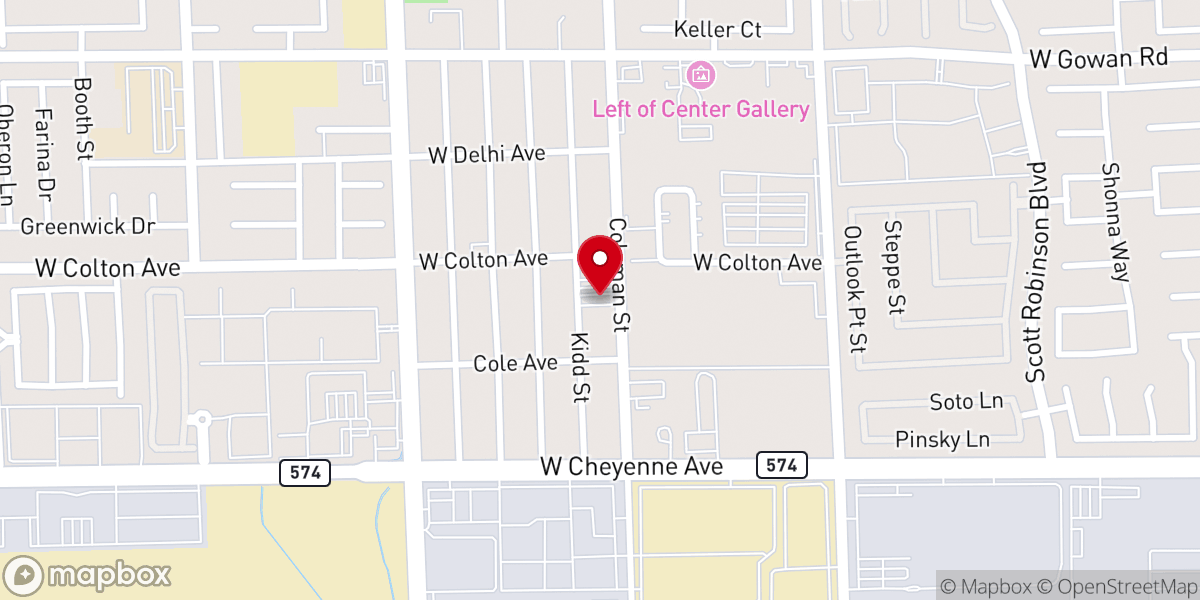 Map showing location of Great Commission ID Church