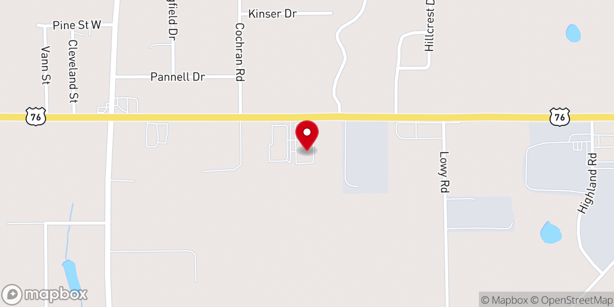 Map showing location of Saint Toribio Romo Catholic Church