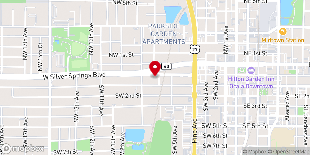 Map showing location of Covenant Church