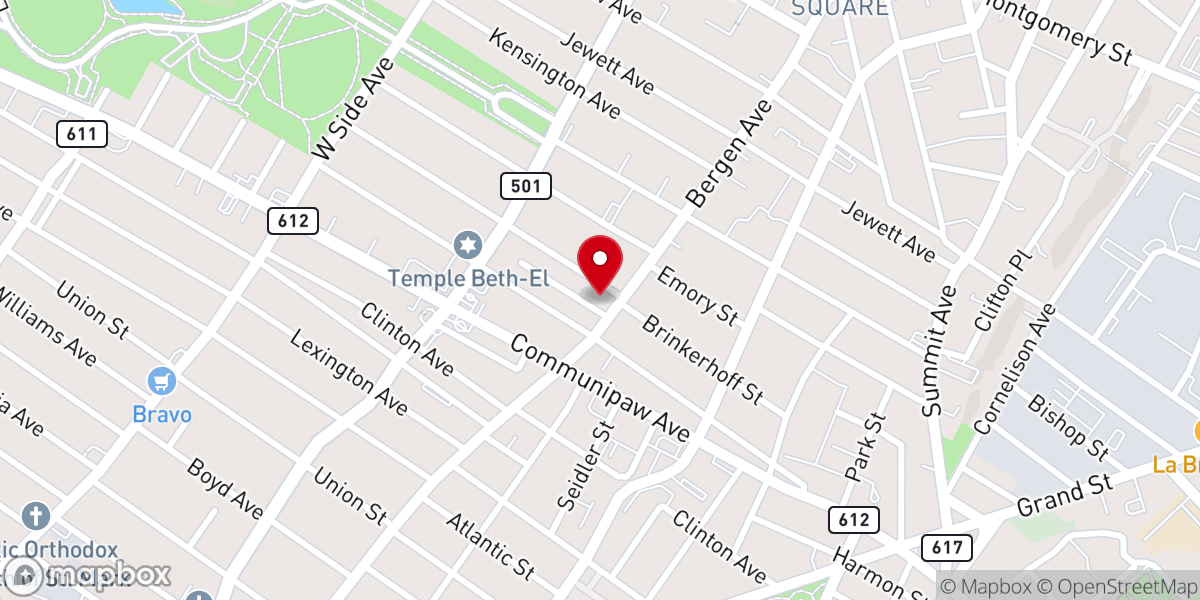 Map showing location of S.S. Peter and Paul Ukrainian Greek Catholic Church