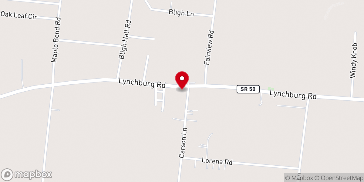 Map showing location of Broadview Church
