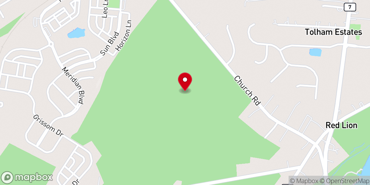 Map showing location of Church of Redemption Holy Syndicate