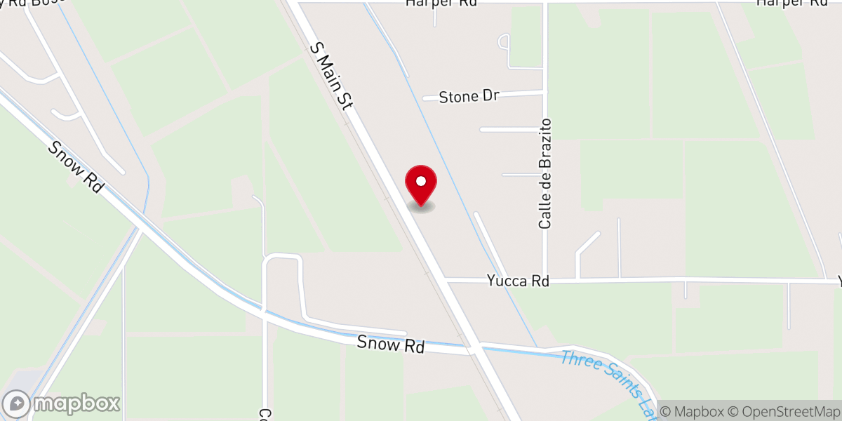 Map showing location of St Anthony of the Desert Orthodox Mission
