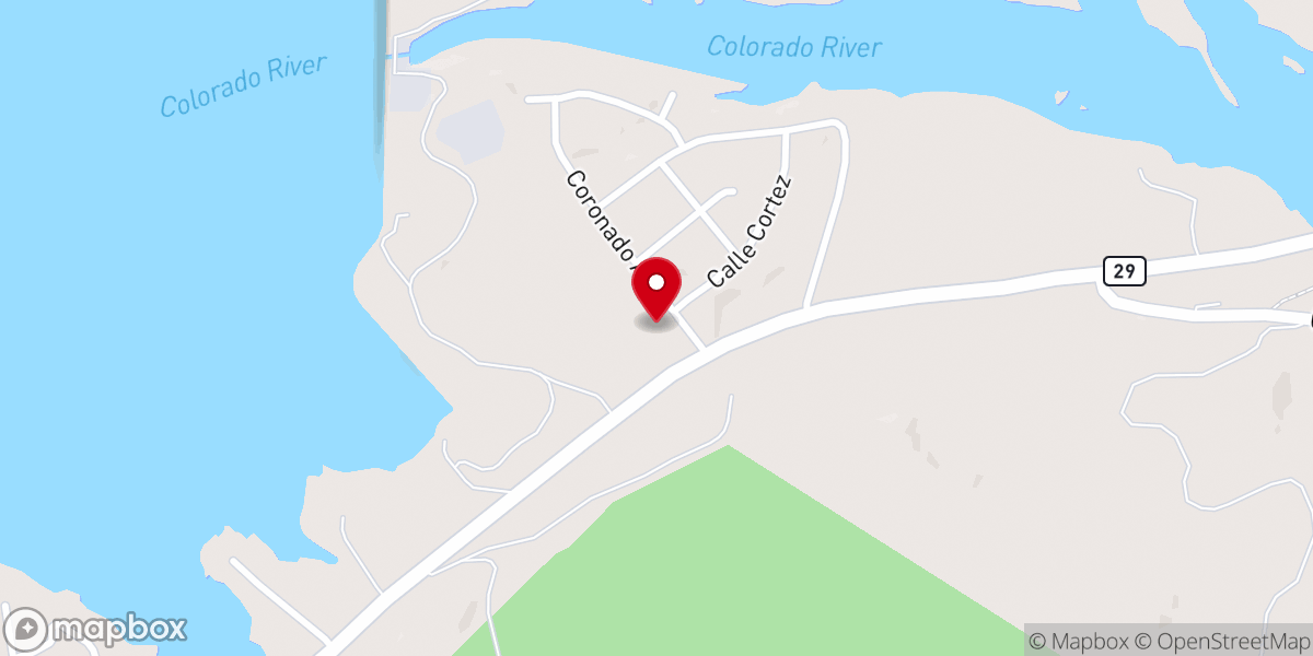 Map showing location of Chapel Of The Hills