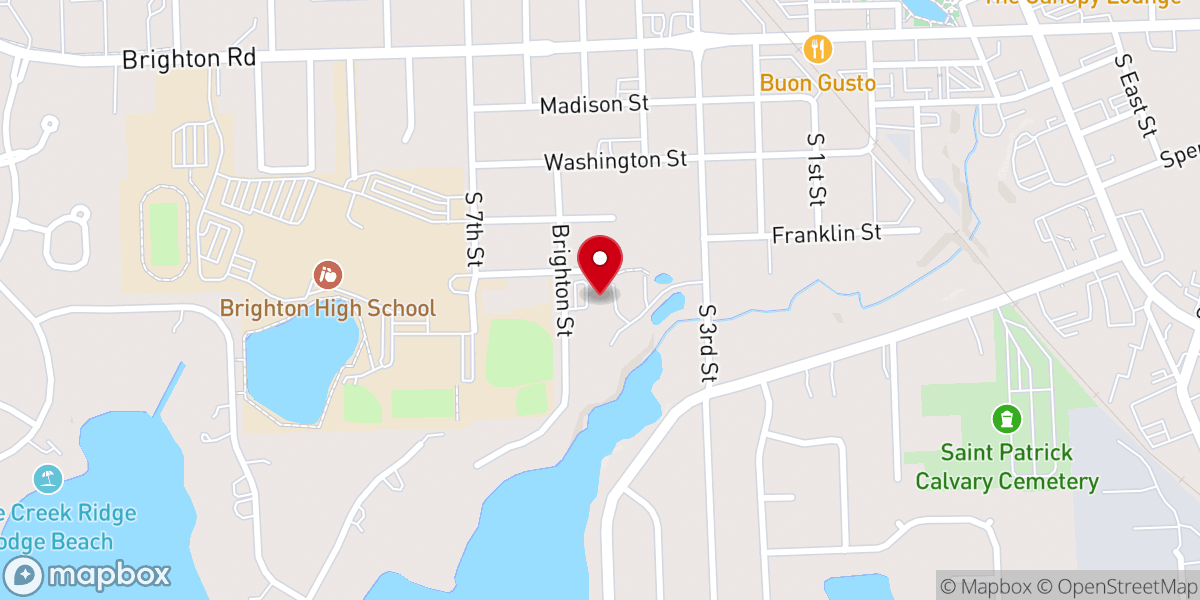 Map showing location of Crossroads Anglican Mission