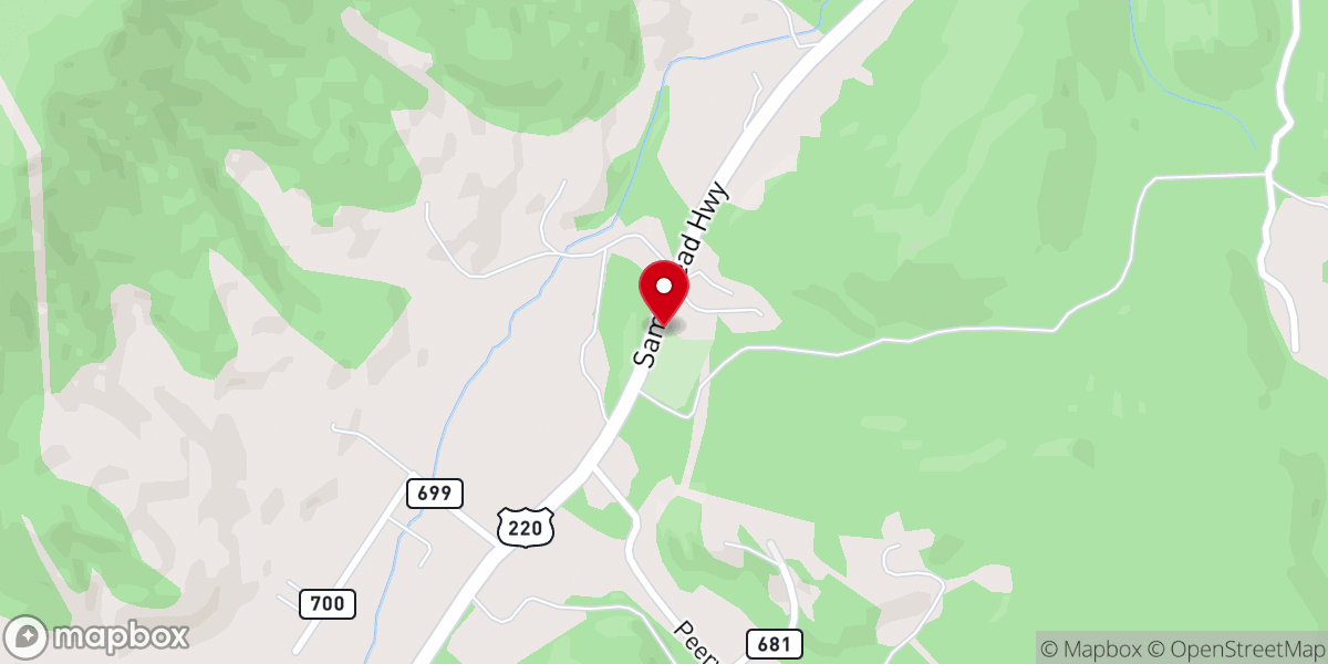 Map showing location of Christ Anglican Church at Union Chapel