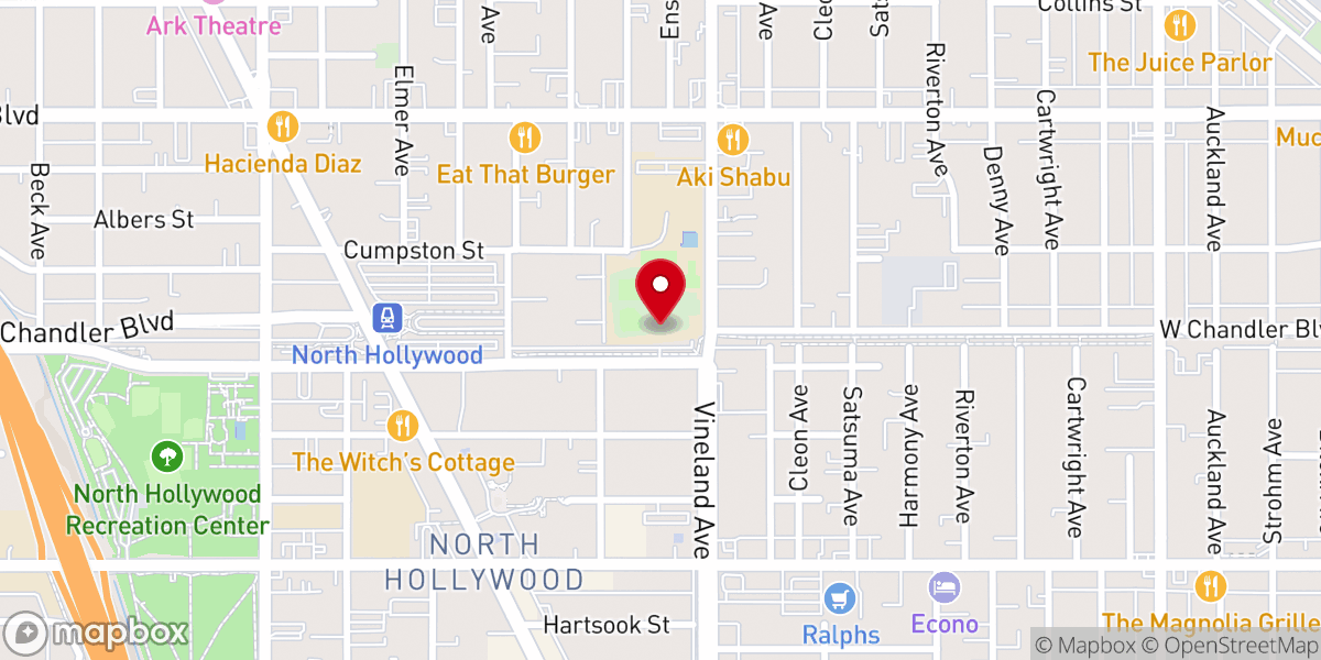 Map showing location of Vessels of Honor Ministries
