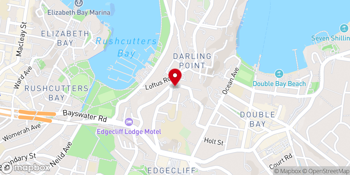 Map showing location of St. Mark's Church