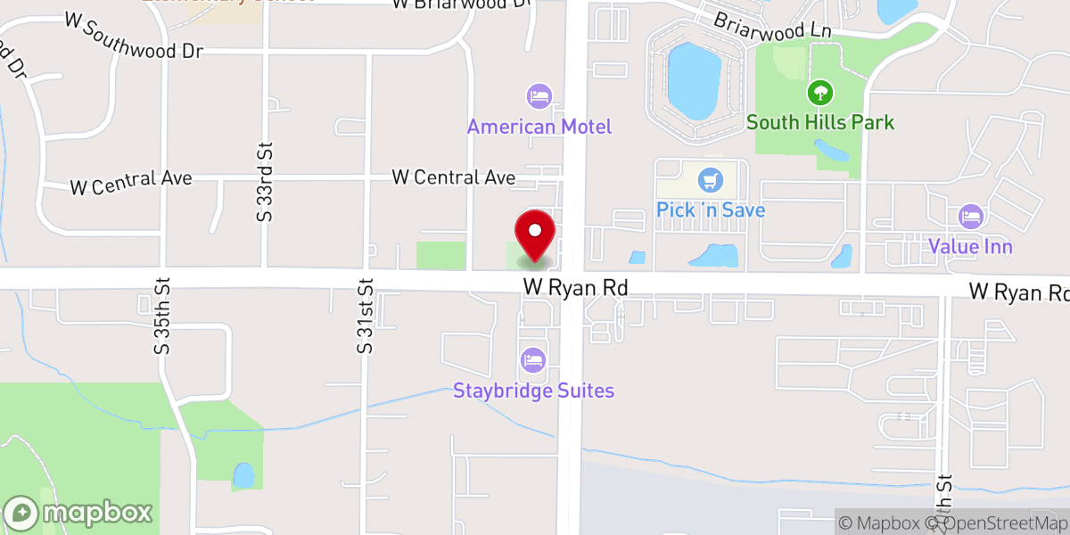 Map showing location of Painesville Chapel