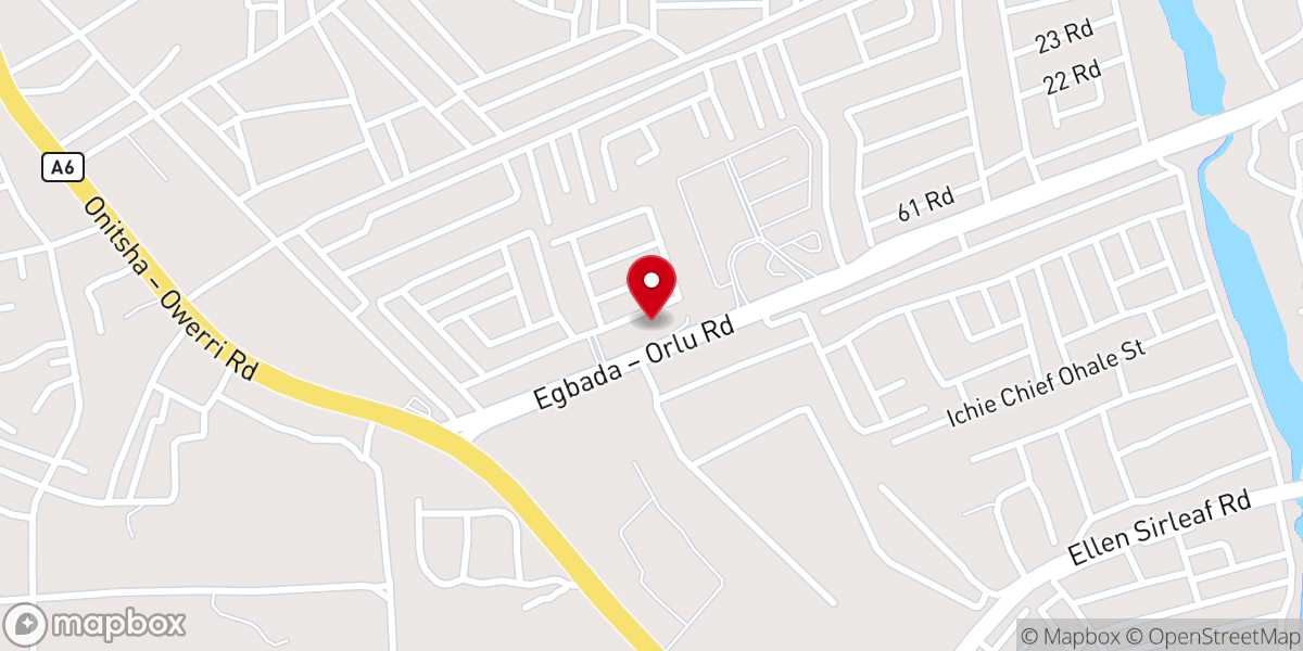 Map showing location of Graceland Batptist Church