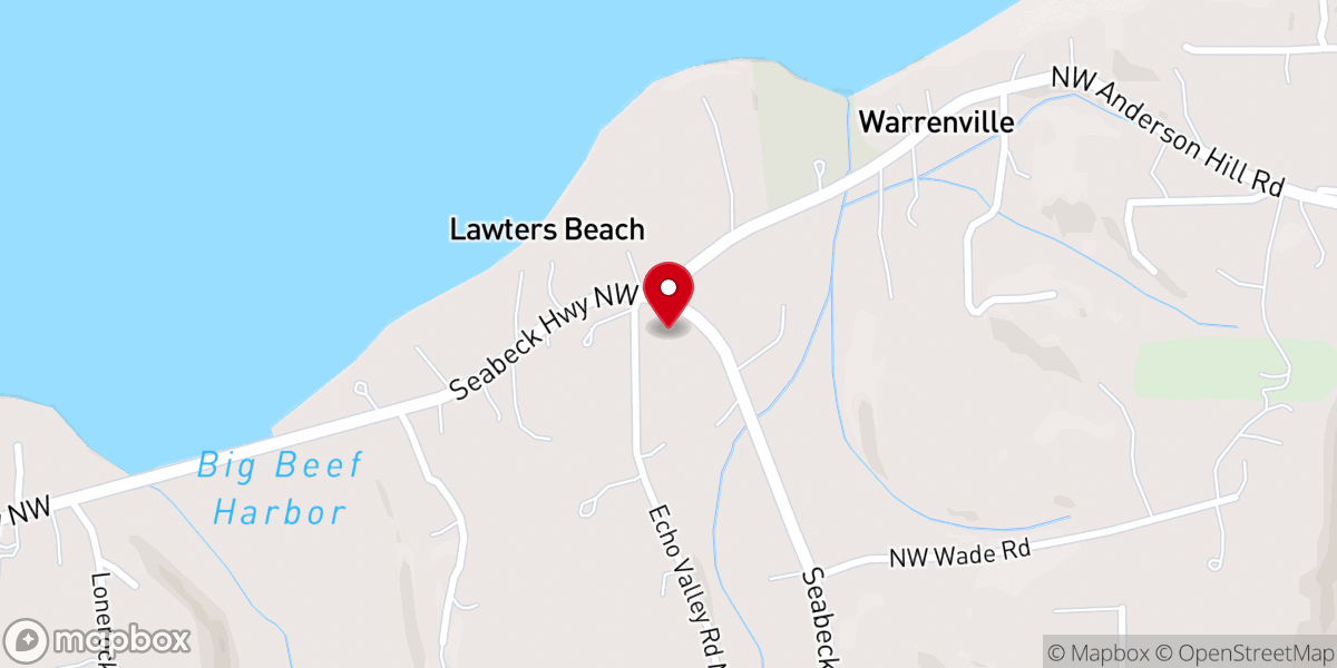 Map showing location of Lone Rock Chapel