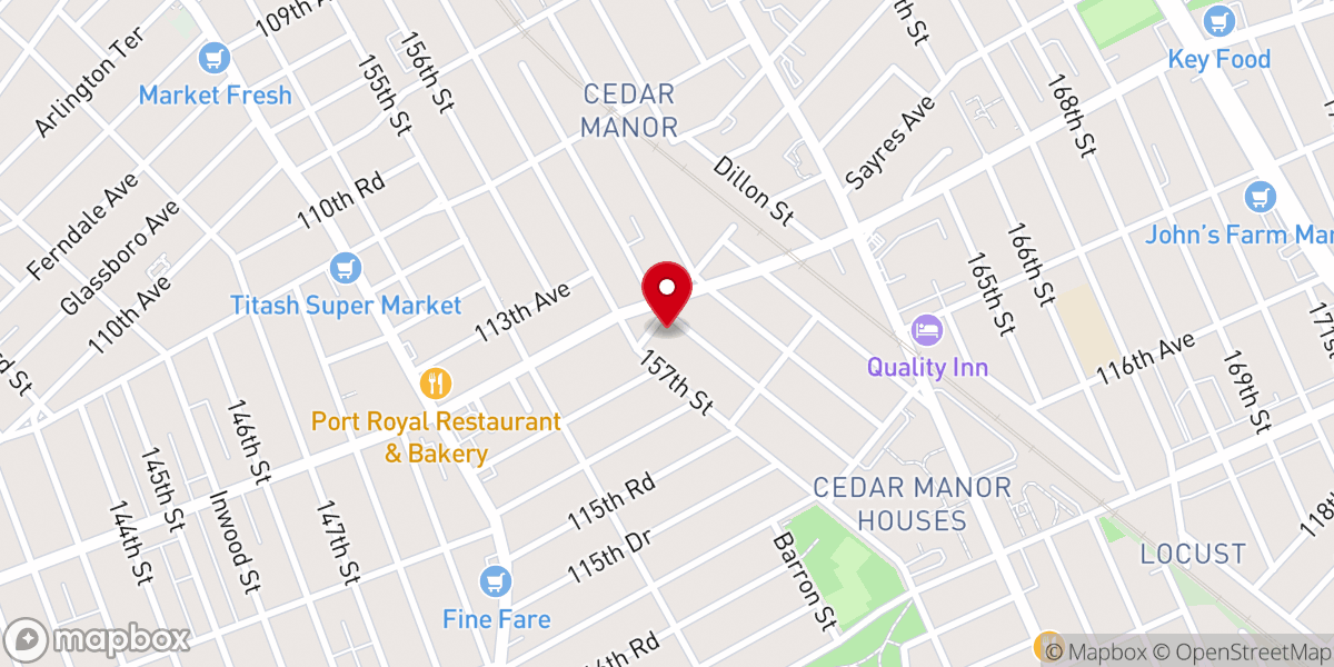 Map showing location of Shelter Rock Seventh-day Adventist Church