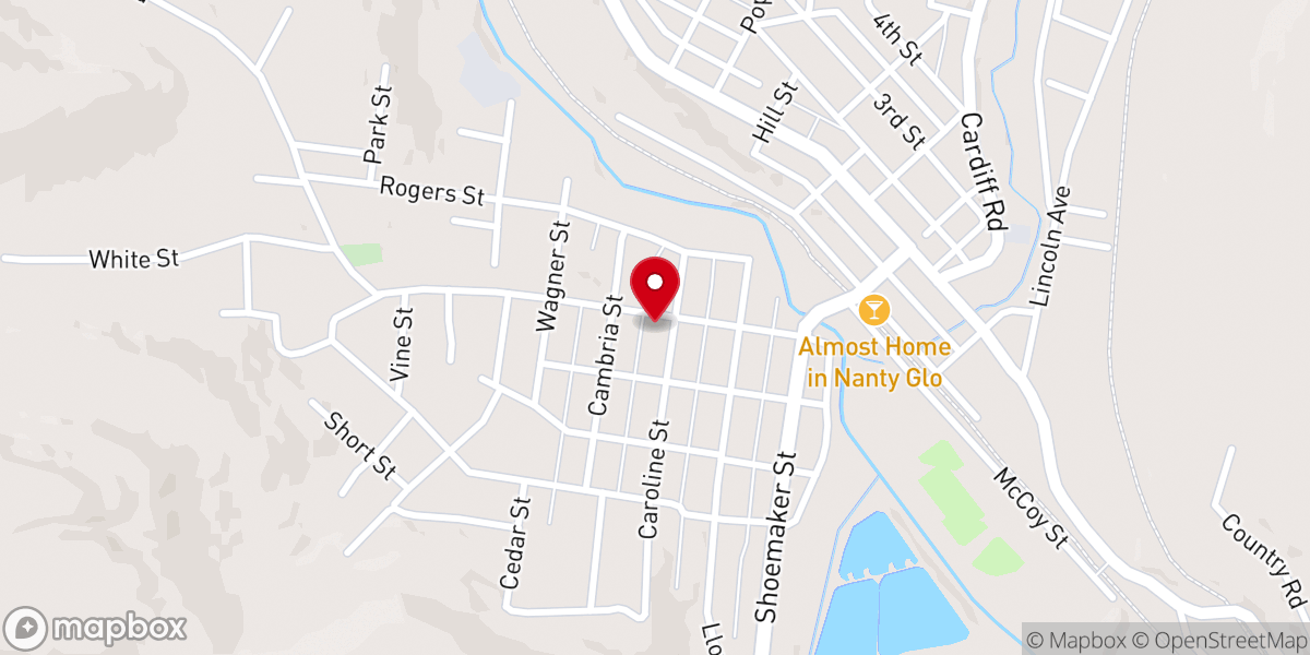 Map showing location of Saint Mary Catholic Church