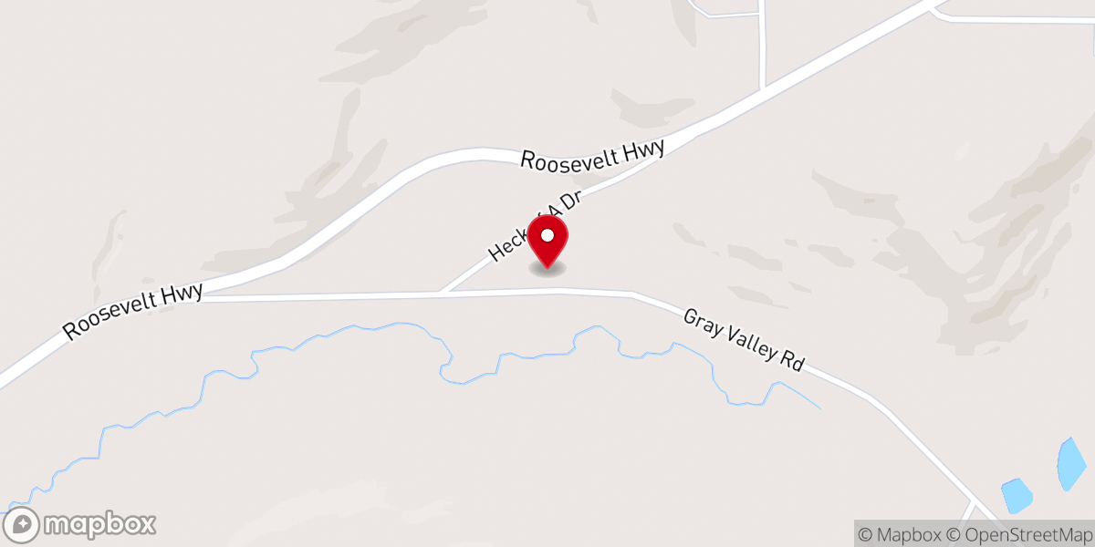 Map showing location of Bakerburg Community Church