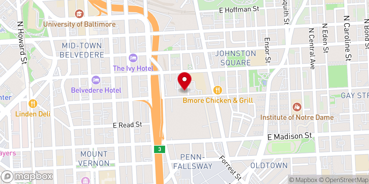 Map showing location of Mount Zion Apostolic Church