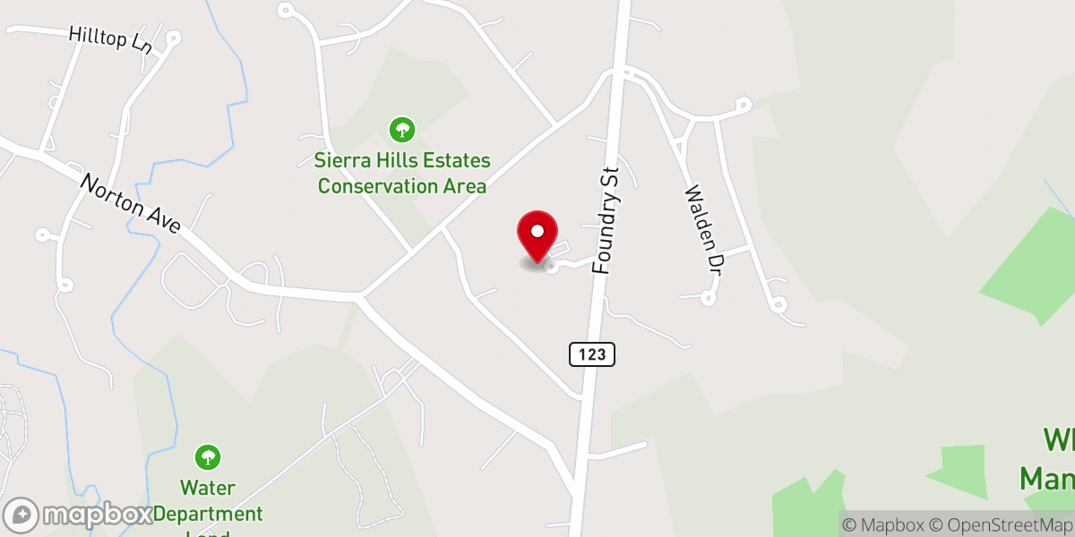 Map showing location of Good Shepherd Presbyterian Church