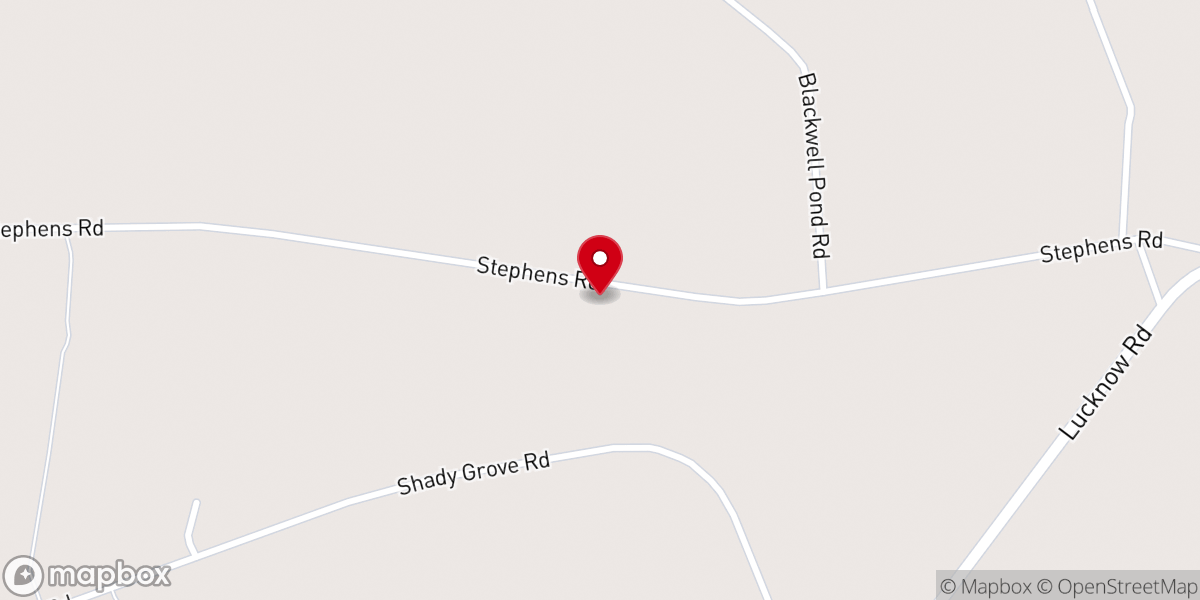 Map showing location of St Matthew Baptist Church