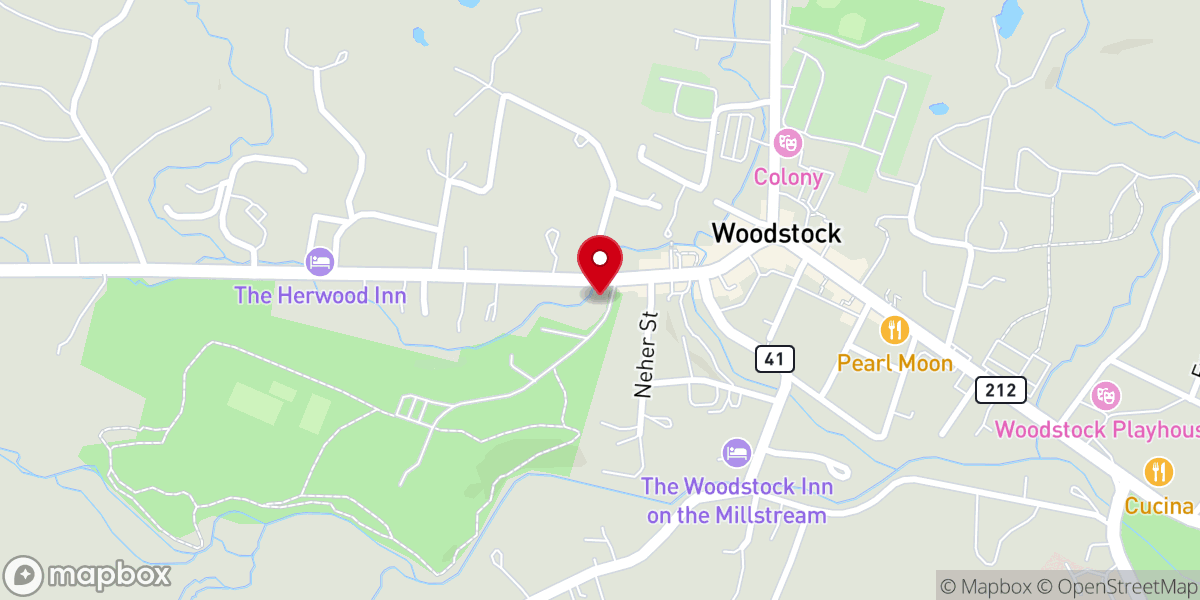 Map showing location of First Church of Christ, Scientist