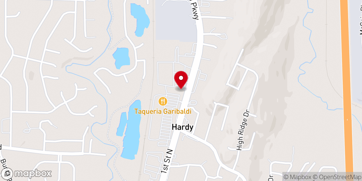 Map showing location of Destiny International Christian Church