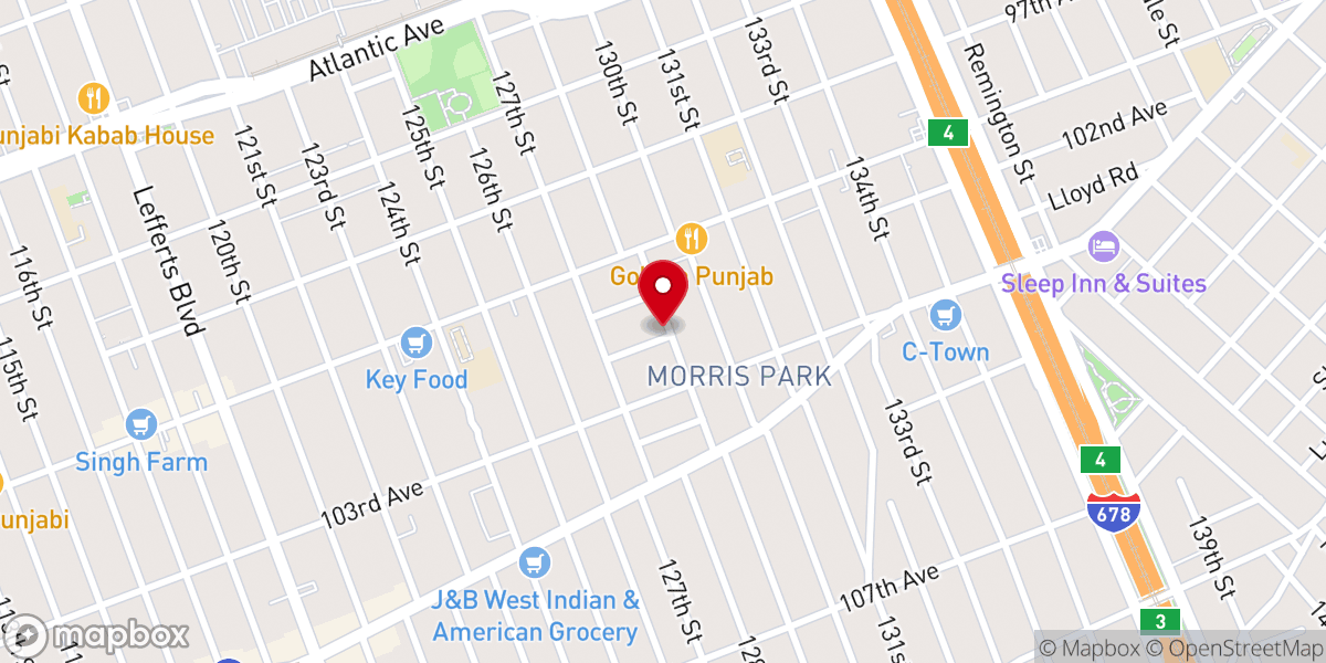 Map showing location of St Paul's Lutheran Church