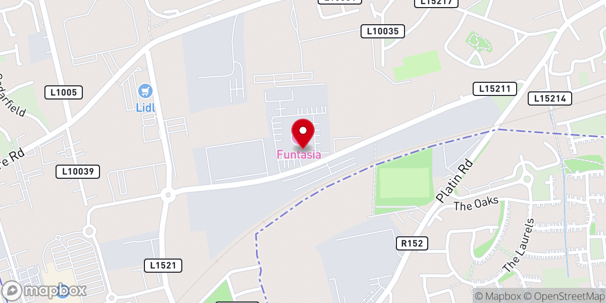 Map showing location of Funtasia Theme Park | Drogheda